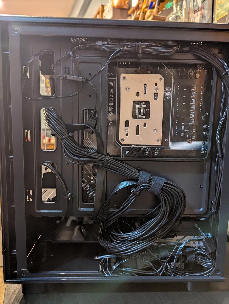 darkFlash Micro ATX PC Case, Pre-Install 3 PWM ARGB Fans Computer Case, Full View Dual Tempered Glass MATX Gaming PC Case, Type C Port, Supports up to 240mm AIO (DB330M) (White) customer photo 1
