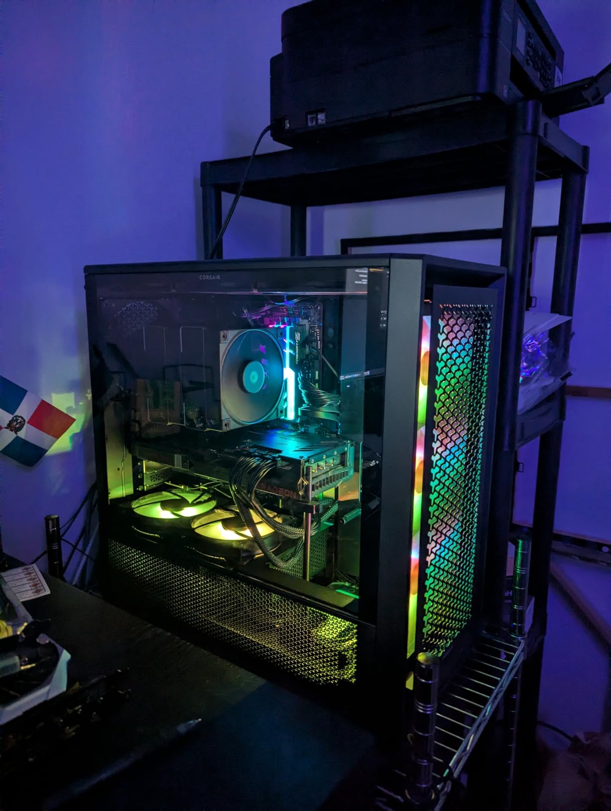 CORSAIR 4000D RS ARGB Frame Modular Mid-Tower ATX PC Case customer photo 1