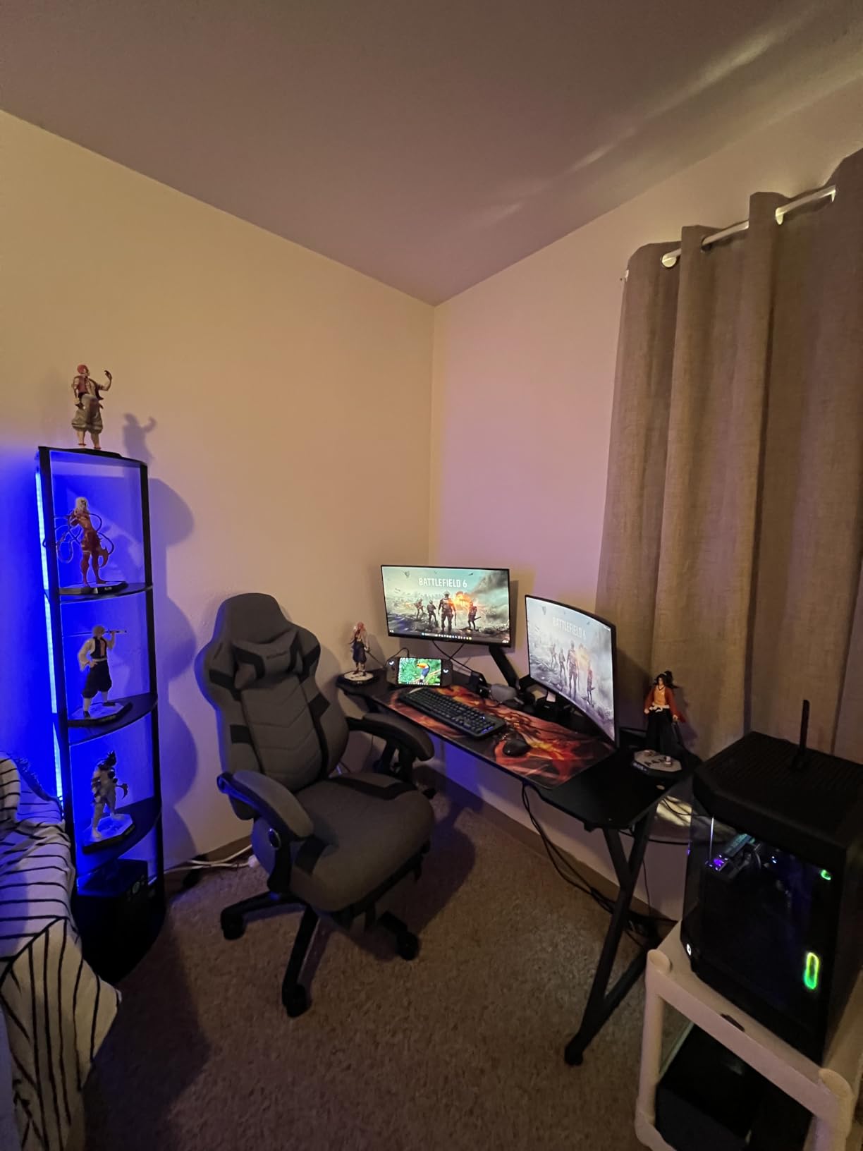 Respawn 110 Pro Ergonomic Gaming Chair with Footrest for Adults - Gray Fabric customer photo 1