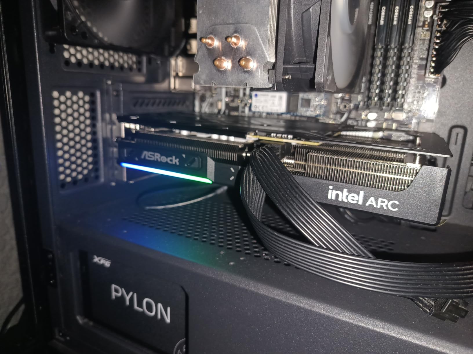 ASRock Intel Arc B580 Challenger 12GB OC Graphics Card, Intel Xe2-HPG, 12GB GDDR6, PCIe 4.0, Dual Fans, 0dB Silent, LED Indicator, DisplayPort 2.1, HDMI 2.1a customer photo 1