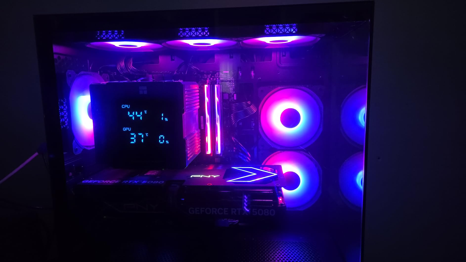 Thermalright Peerless Assassin 120 Digital ARGB Black CPU Air Cooler, Digital Screen Top Cover, 6 Heatpipes Computer CPU Cooler, for AM4/AM5,Intel LGA1700/1851/1150/1151/1200, PC Cooler-Black ARGB customer photo 1