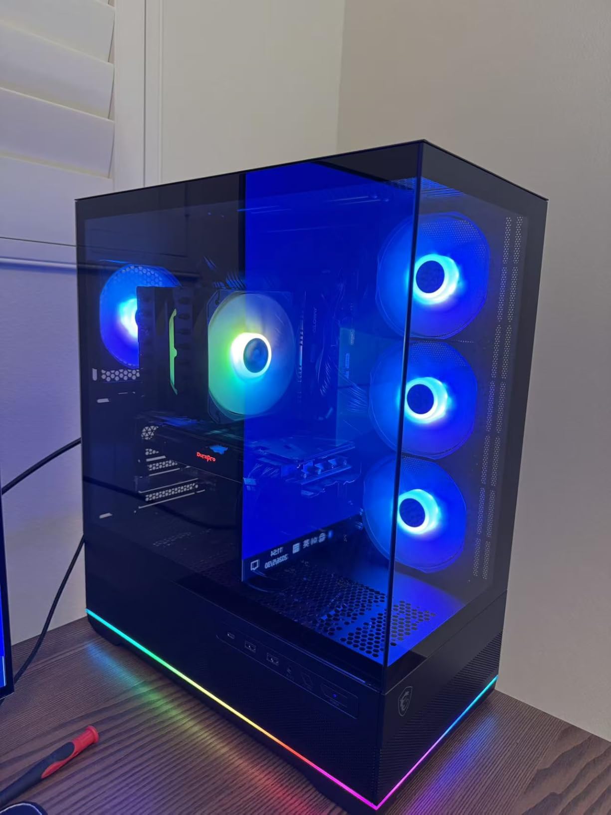MSI MPG A850GS PCIE5, Fully Modular Gaming 850W Power Supply, 80+ Gold, Dual 12V-2x6 Cables, Server-Grade Capacitor, ATX 3.1 & PCIe 5.1 Ready, Low-Noise, Semi Digital, 10 Year Warranty customer photo 1