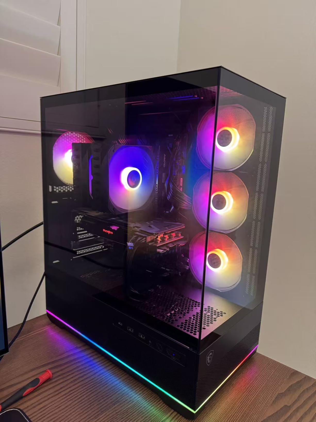 MSI MPG A850GS PCIE5, Fully Modular Gaming 850W Power Supply, 80+ Gold, Dual 12V-2x6 Cables, Server-Grade Capacitor, ATX 3.1 & PCIe 5.1 Ready, Low-Noise, Semi Digital, 10 Year Warranty customer photo 2