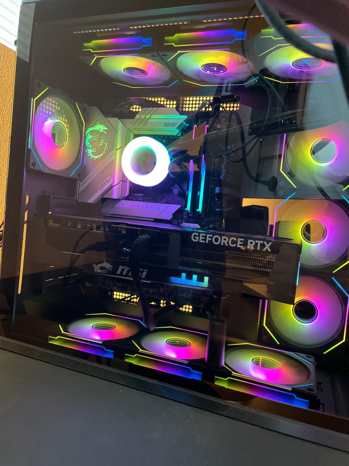 MSI Gaming RTX 5090 32G Gaming Trio OC Graphics Card (32GB GDDR7, 512-bit, Extreme Performance: 2497 MHz, DisplayPort x3 2.1a, HDMI 2.1b, NVIDIA Blackwell Architecture) customer photo 2