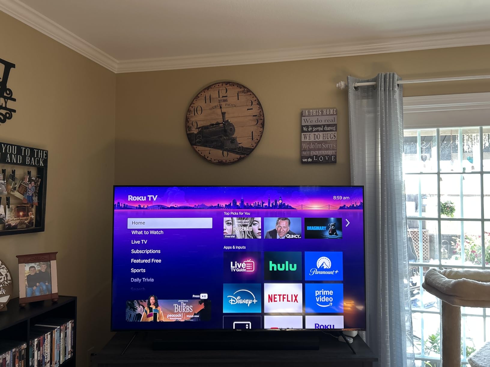 Roku 65-Inch Plus Series Smart TV - 4K QLED Mini-LED TV - RokuTV | Flat Screen Television with Dolby Vision & Wi-Fi for Streaming Live Local News, Sports - Enhanced Voice Remote customer photo 2