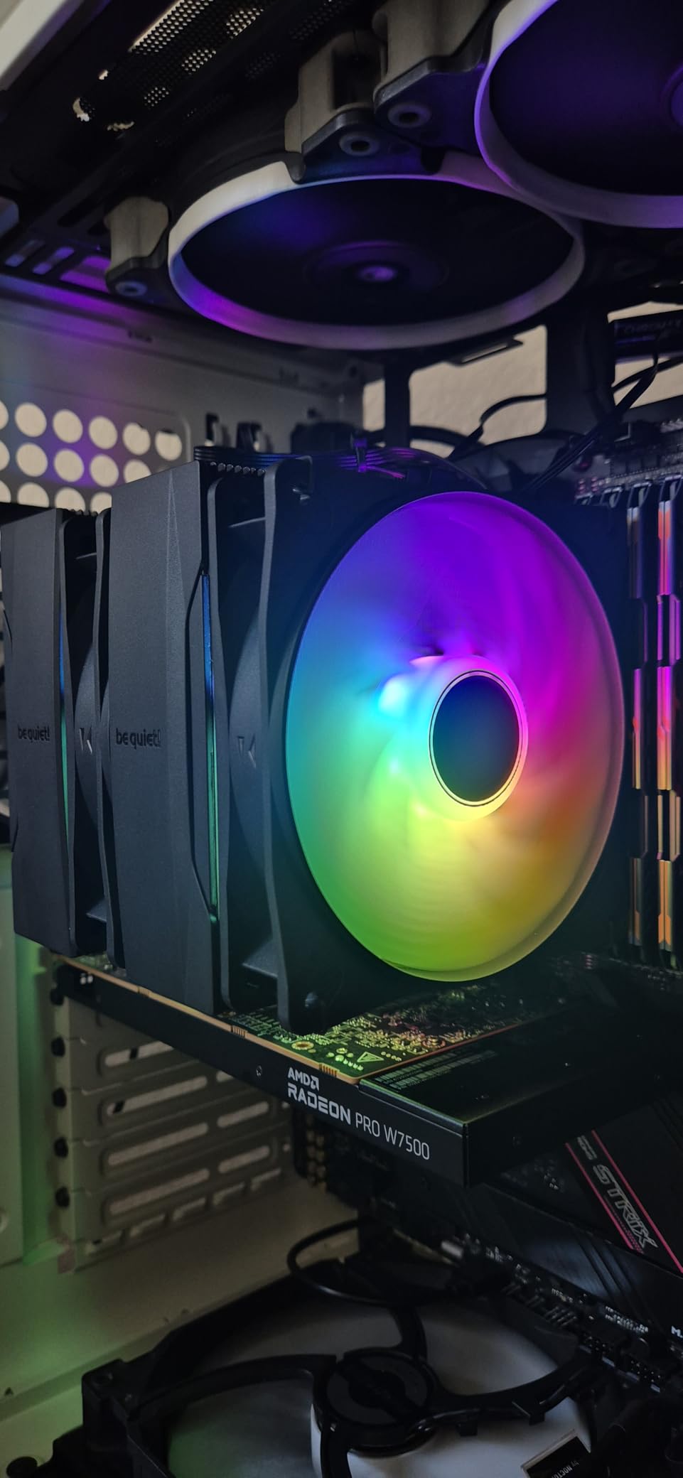 be quiet! Pure Rock 3 Black CPU Air Cooler | 4 High Performance 6mm Heat Pipes with HDT Technology | 120mm PWM Fan | AMD:AM4 AM5/Intel LGA 1700/1150/1151/1200 | Black | BK039 customer photo 2