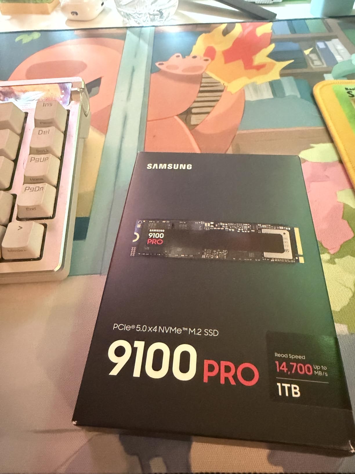 Samsung SSD 9100 PRO 1TB, PCIe 5.0x4 M.2 2280, Up to 14,700MB/s | NVMe Internal Solid State Hard Drive best for AI Computing, Gaming, and Heavy Duty Workstations (MZ VAP1T0B/AM) customer photo 1