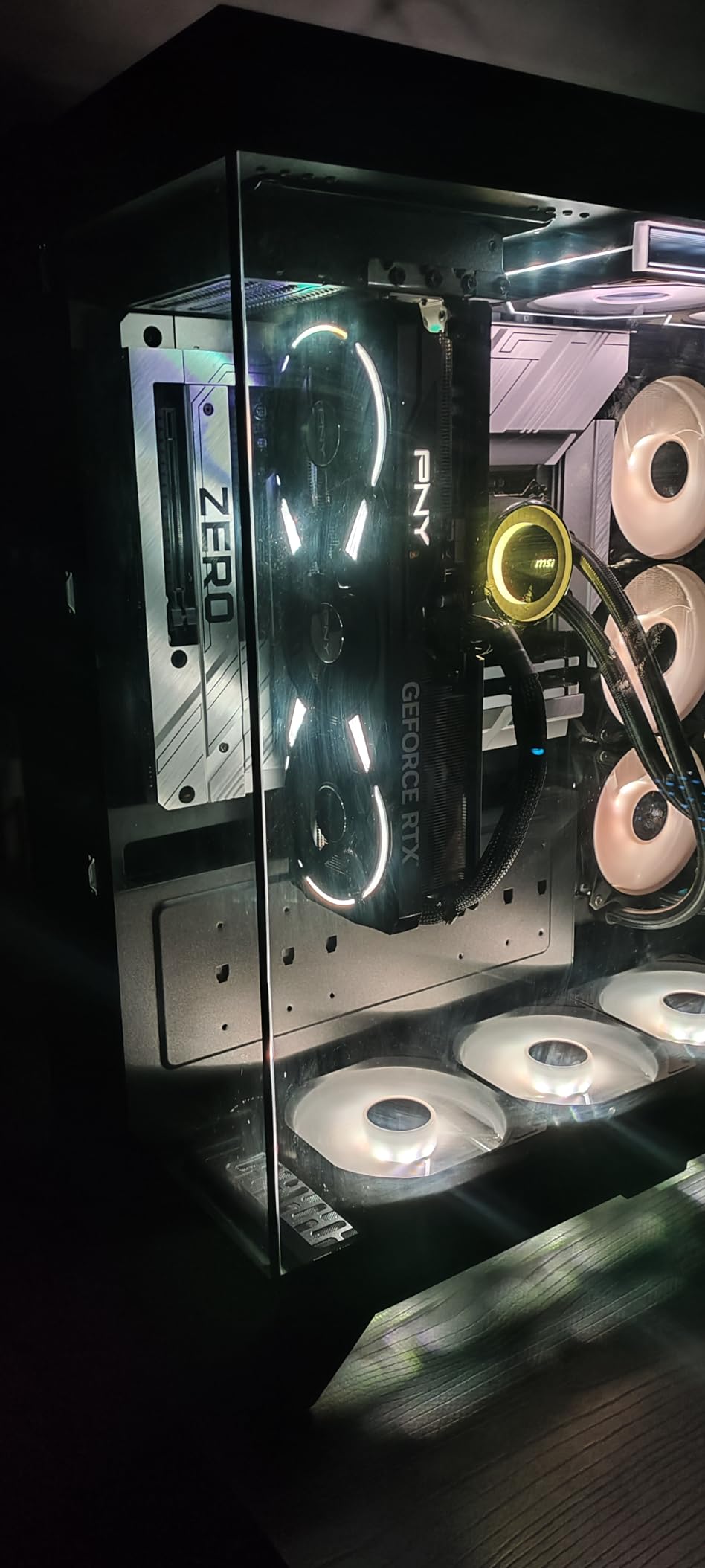 PNY GeForce RTX 5070 Ti Epic-X ARGB OC Triple Fan Graphics Card, 16GB GDDR7, 256-Bit, 2640 MHz Boost, PCIe 5.0, HDMI/DP 2.1, NVIDIA Blackwell, DLSS 4 customer photo 2