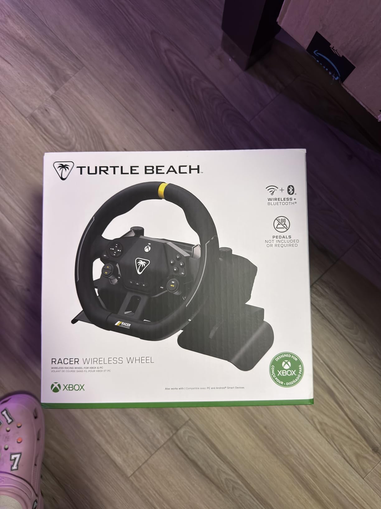Turtle Beach Racer Wireless Racing Wheel System Officially Licensed for Xbox Series X|S & Xbox One and Windows PCs customer photo 1