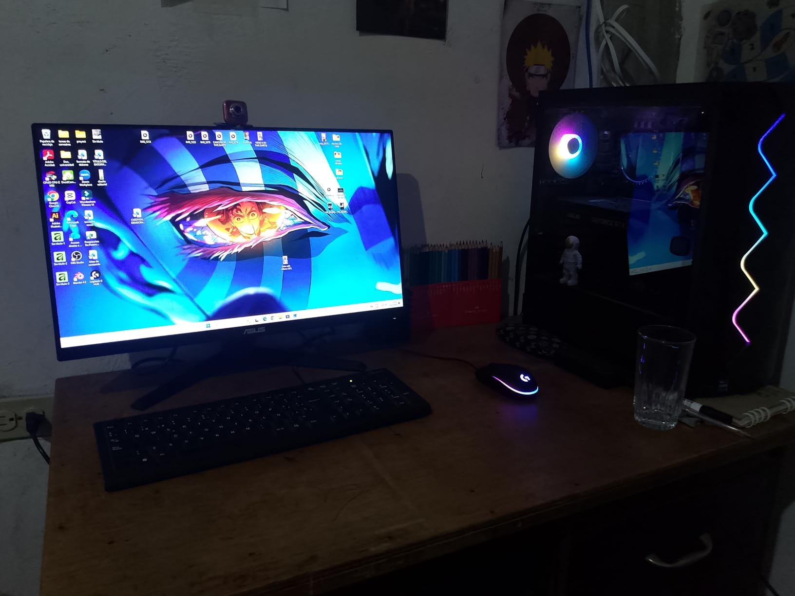 ASUS TUF Gaming 24 (23.8 viewable) 1080P Monitor (VG249QE5A) - FHD, 144Hz Overclock to 146Hz, IPS, Extreme Low Motion Blur Sync, 1ms, Speakers, Variable Overdrive, DisplayWidget Center, 3yr Warranty customer photo 1
