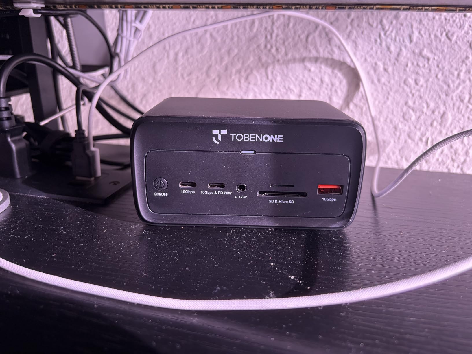 TobenONE MacBook Docking Station Dual 4K@60Hz, 16-in-2 USB C Docking Station with 2 HDMI Ports, 7 USB Ports, 100W GaN Power Supply & 20W Charging, 2.5Gbps Ethernet, for Home & Office customer photo 2