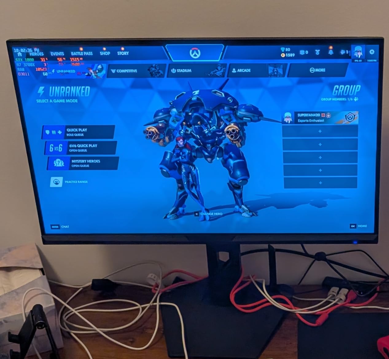 SANSUI 24.5 Inch Gaming Monitor QHD 1440P 300Hz 240Hz, 1ms Fast IPS Computer Monitor, 2x HDMI 2.1 Up to 300Hz, 2x DP 1.4 Up to 300Hz, 130% sRGB Eye Care VESA Support customer photo 1