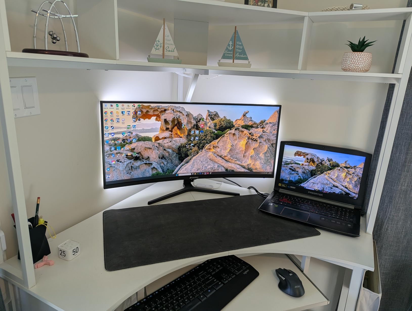SANSUI 24.5 Inch Gaming Monitor QHD 1440P 300Hz 240Hz, 1ms Fast IPS Computer Monitor, 2x HDMI 2.1 Up to 300Hz, 2x DP 1.4 Up to 300Hz, 130% sRGB Eye Care VESA Support customer photo 2