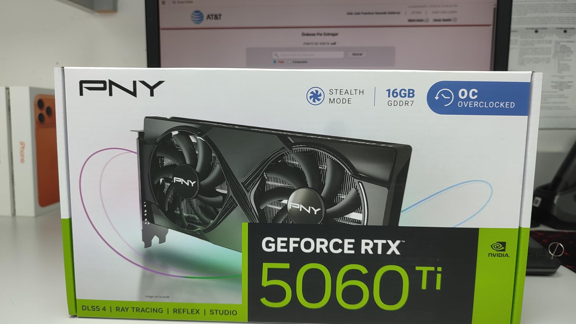 PNY NVIDIA GeForce RTX 5060 Ti OC Dual Fan Graphics Card (16GB GDDR7, 128-bit, Boost Speed: 2692 MHz, SFF-Ready, PCIe 5.0, HDMI/DP 2.1, 2-Slot, NVIDIA Blackwell Architecture, DLSS 4) customer photo 2