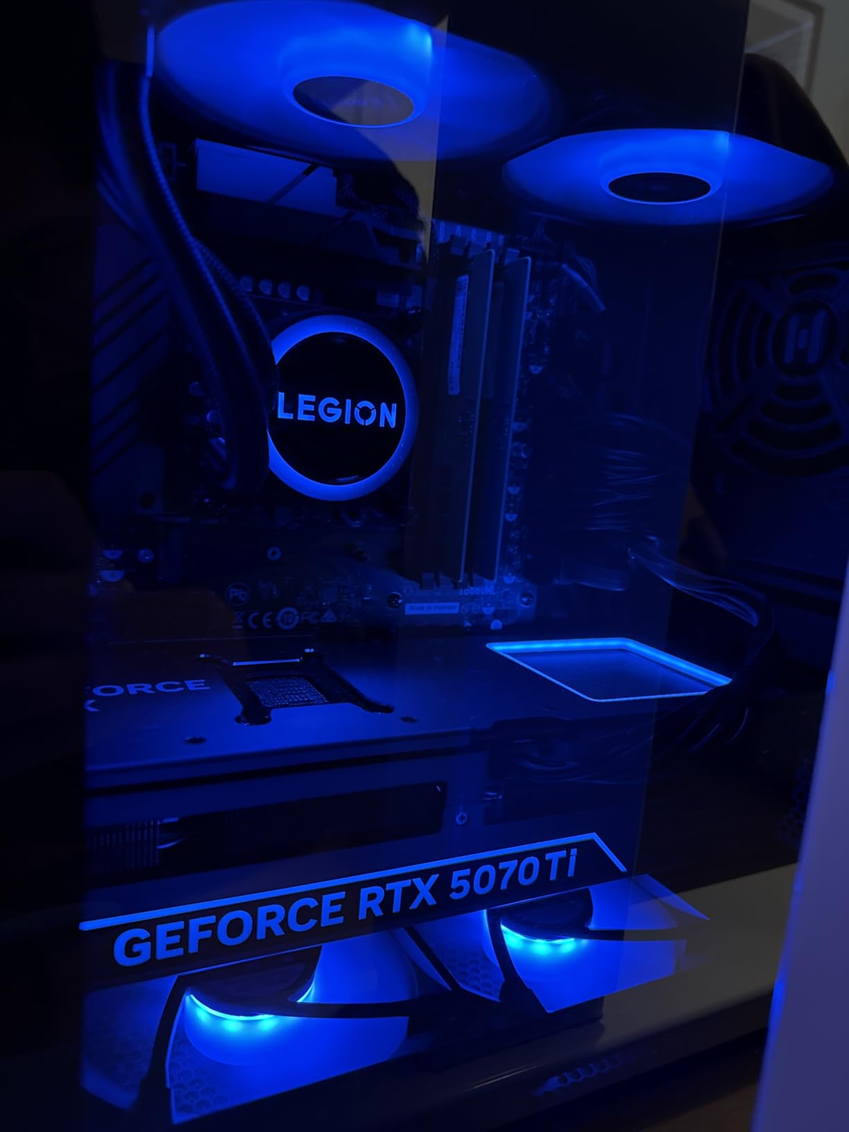 Lenovo Legion Tower 5i AI-Powered Gaming PC - Intel Core Ultra 7 265F, NVIDIA GeForce RTX 5070 Ti, 32GB Memory, 1TB Storage, 3 Months of PC GamePass customer photo 2