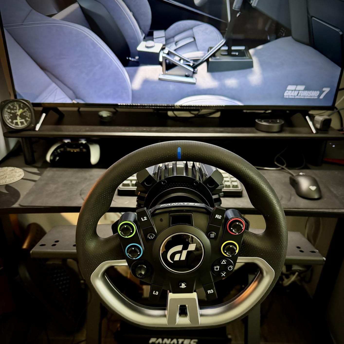 Fanatec Officially Licensed Gran Turismo DD Pro PlayStation Sim Racing Steering Wheel, Base and Pedals - 5 Nm FluxBarrier Direct Drive customer photo 2