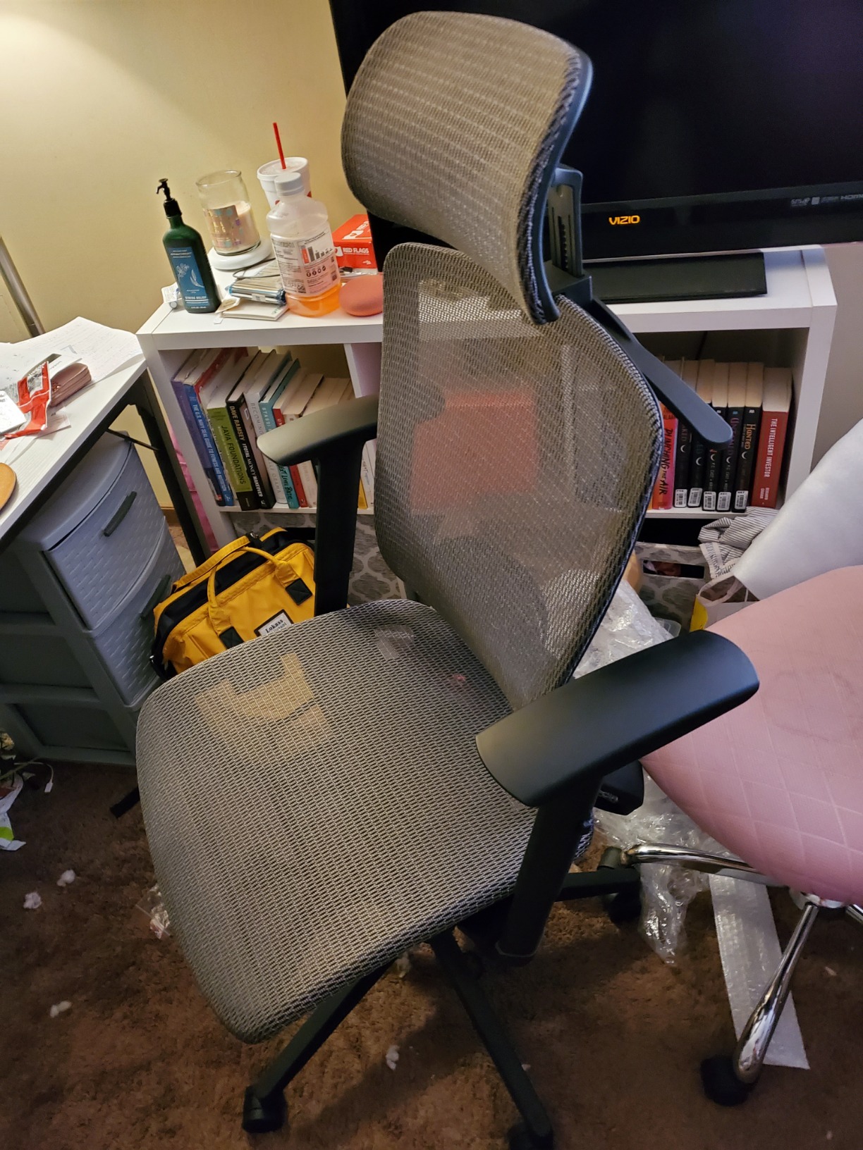 FLEXISPOT Ergonomic Office Chair, High Back Home Office Desk Chairs with Adjustable Lumbar Support, Armrests, 90-130° Tilt Lock, Comfort Wide Cushion, Swivel Computer Gaming Chairs for Adults (Black) customer photo 2
