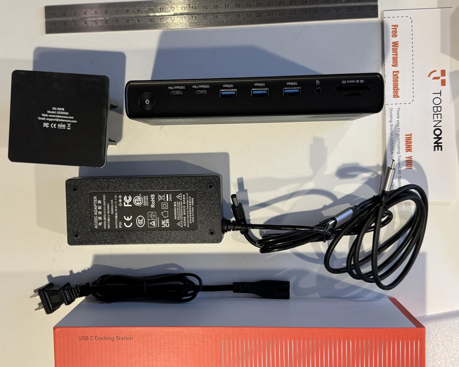 DisplayLink Docking Station 4 Monitors, 20-in-1 Quad 4K@60Hz HDMI Display with 150W Power Supply for Thunderbolt 5/4/3, USB-C customer photo 1