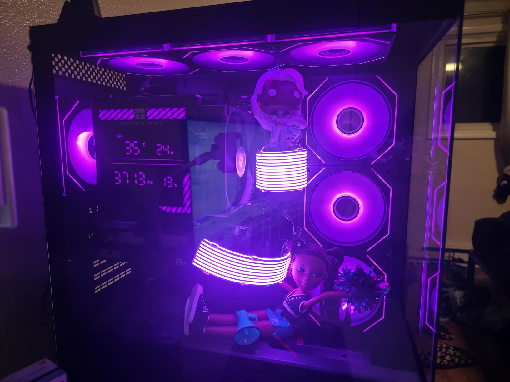 Thermalright Peerless Assassin 140 Digital Black CPU Cooler Air with 6 Heatpipes, Magnetic Display Board Top Cover, Heatsink CPU Cooler, for AM4/AM5 and Intel lga1700/1851/1150/1151/1200/2011 customer photo 2