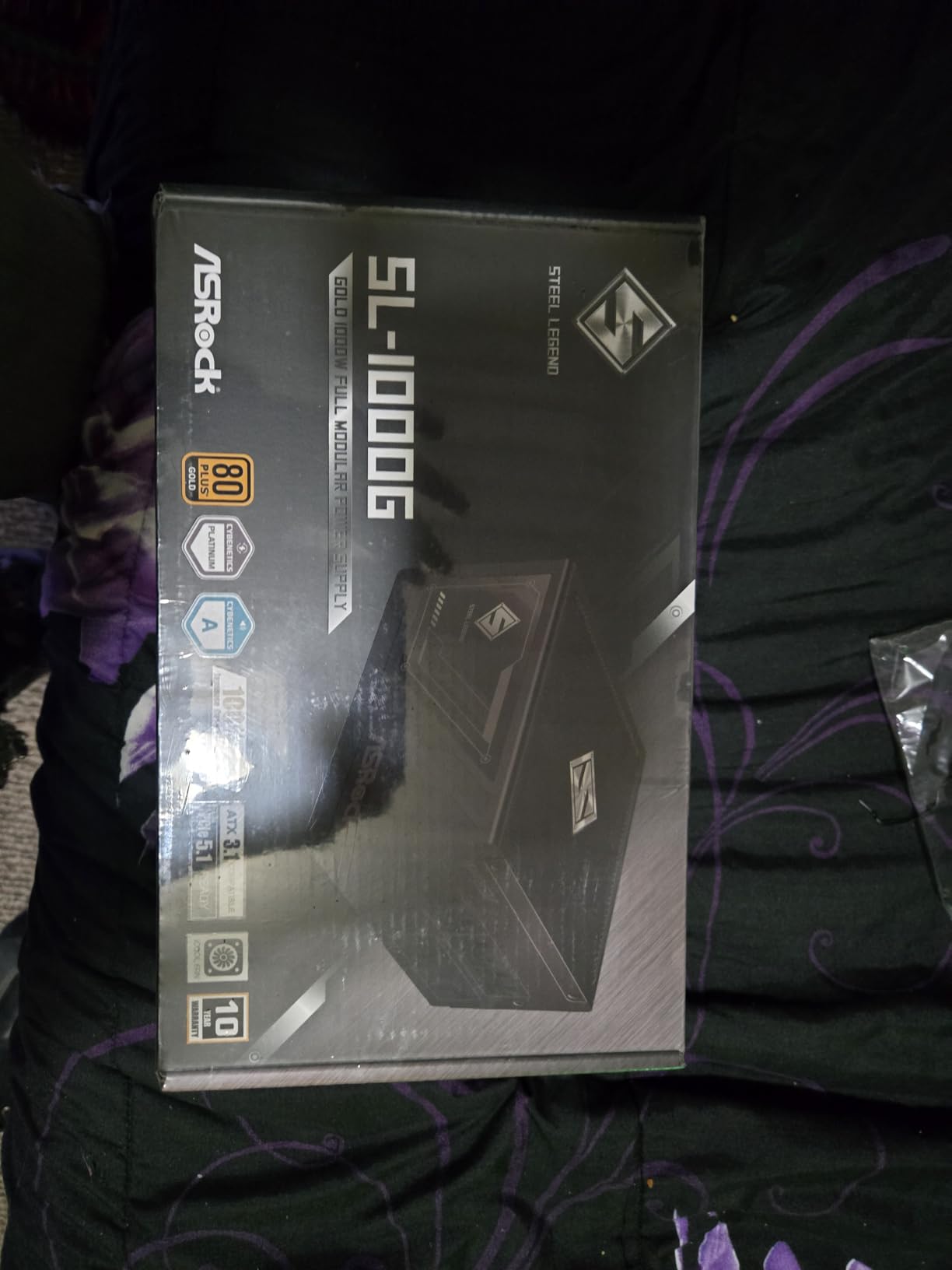 ASRock Steel Legend SL-1200G 1200W 80 Plus Gold & Cybenetics Platinum Full Modular Power Supply ATX3.1 & PCIe5.1 Ready with Dual Color 12V-2x6 Cable 10 Years Warranty customer photo 2