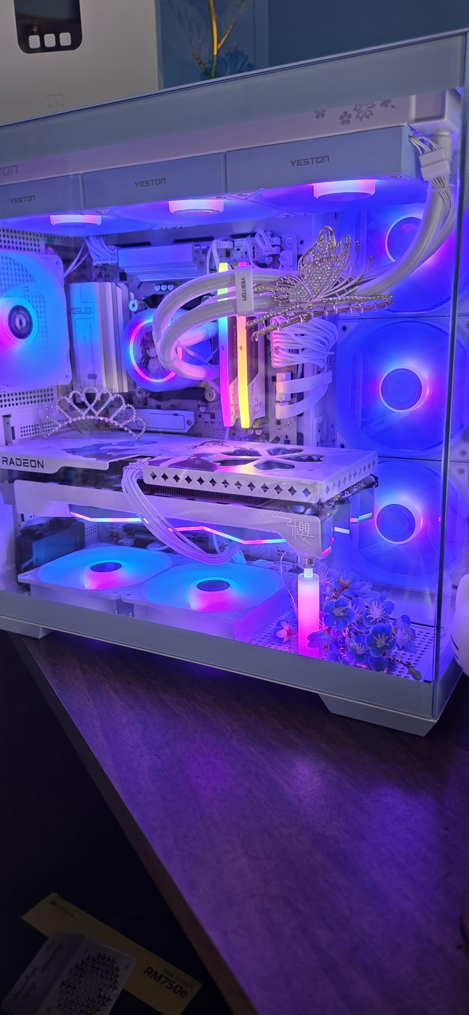 CORSAIR RM750e ATX 3.1 PCIe 5.1 Ready Fully Modular 750W Power Supply - 12V-2x6 Cable Included, Cybenetics Gold Efficiency, 105°C-Rated Capacitors, Modern Standby Mode - Black customer photo 2