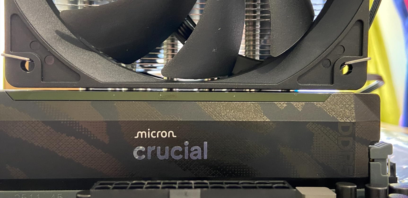 Crucial Pro DDR5 RAM 32GB Kit (2x16GB) 6400MHz CL32 Overclocking Desktop Gaming Memory Intel XMP 3.0 & AMD Expo Compatible - Black (CP2K16G64C32U5B) customer photo 1