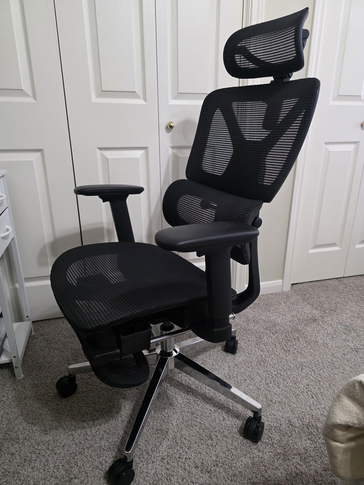 ErgoX-PRO Ergonomic Office Chair Black - AeroWeave 5.0 Mesh Seat, 5D Lumbar, 7D Armrests, 4D Headrest, 551LBS Capacity - Office, Gaming, Home customer photo 1