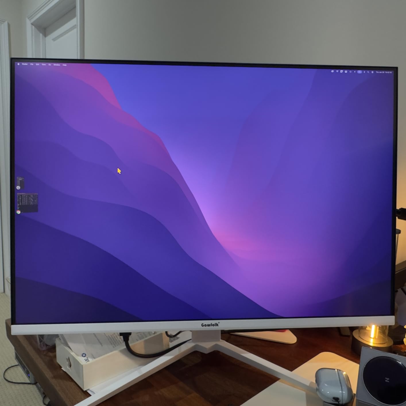 Gawfolk 27 inch IPS Gaming Computer Monitor, UHD 3840x2160 4K 180Hz / FHD 360Hz Dual Mode PC Screen, 1.07 Billion Colours, Adaptive Sync, Height Adjustable,Built-in Speaker,HDMI 2.1 & DP1.4,Black customer photo 1