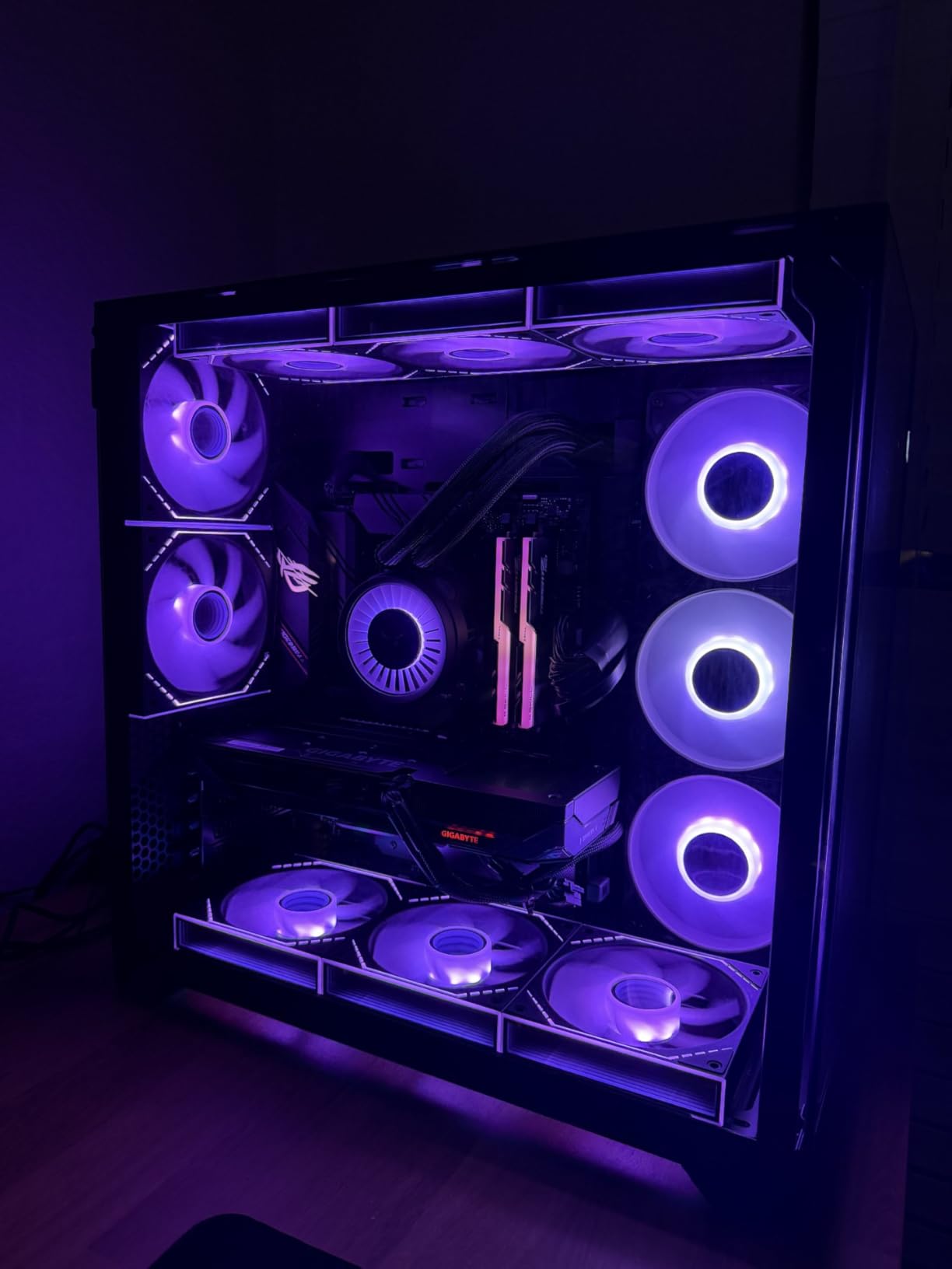 Thermalright TL-M12Q-S X3 120mm PC Case Fans, PWM ARGB Fans, 2000RPM High Airflow, Daisy-Chain, Infinity Mirror Lighting, 3-Pack customer photo 2