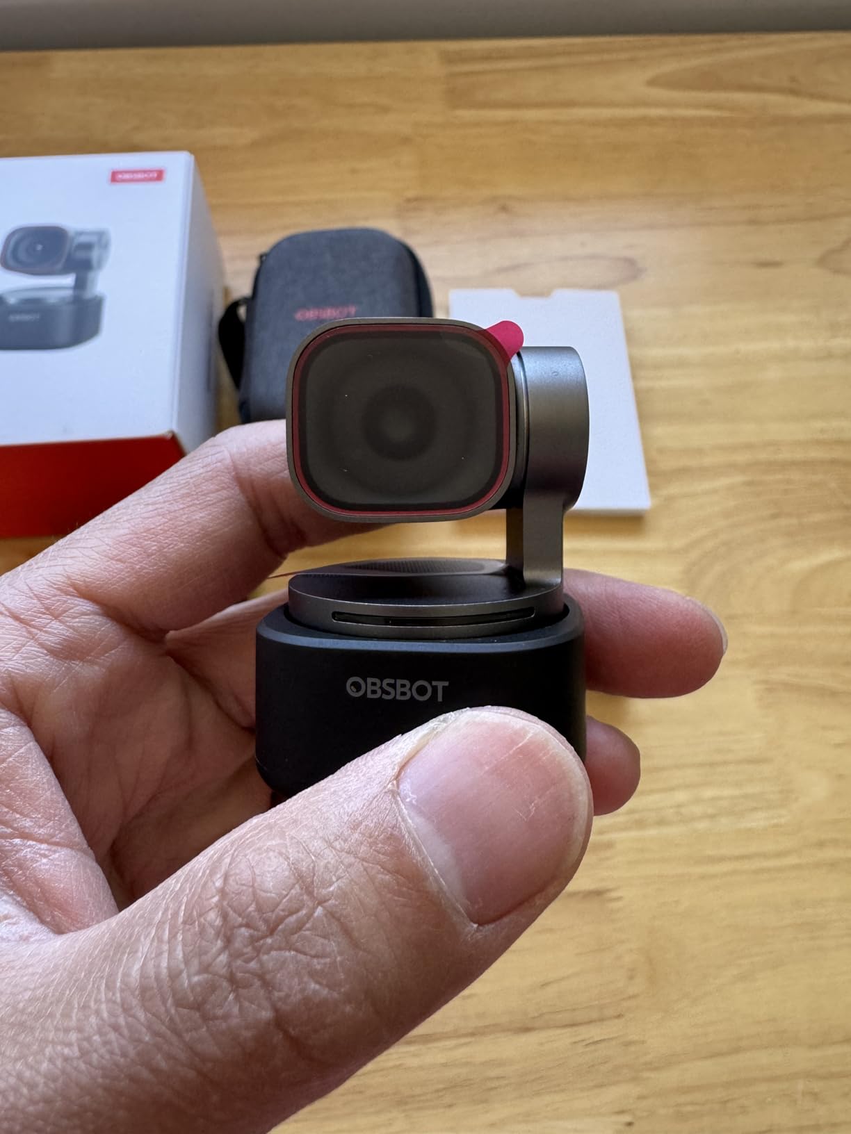 OBSBOT Tiny 3 AI-Powered Spatial Audio 4K Webcam, AI Tracking PTZ Camera with 1/1.28