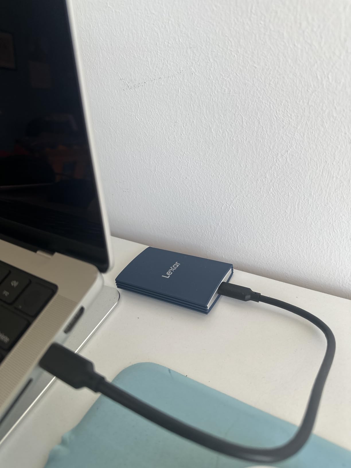 Lexar 8TB Armor 700 Portable SSD, Up to 2000MB/s, USB 3.2 Gen 2x2, Rugged, IP66 Water & Dust Resistance, Compatible w/iPhone 15, Cameras, Gaming Consoles, External SSD, Dark Blue (LAR700X008T-RNLNU) customer photo 2