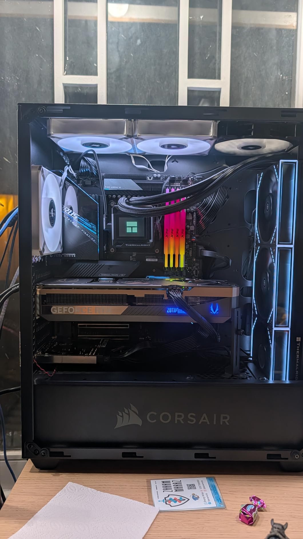 ZOTAC Gaming GeForce RTX 5080 Solid CORE OC DLSS 4 16GB GDDR7 Gaming Graphics Card, IceStorm 3.0 Cooling customer photo 1