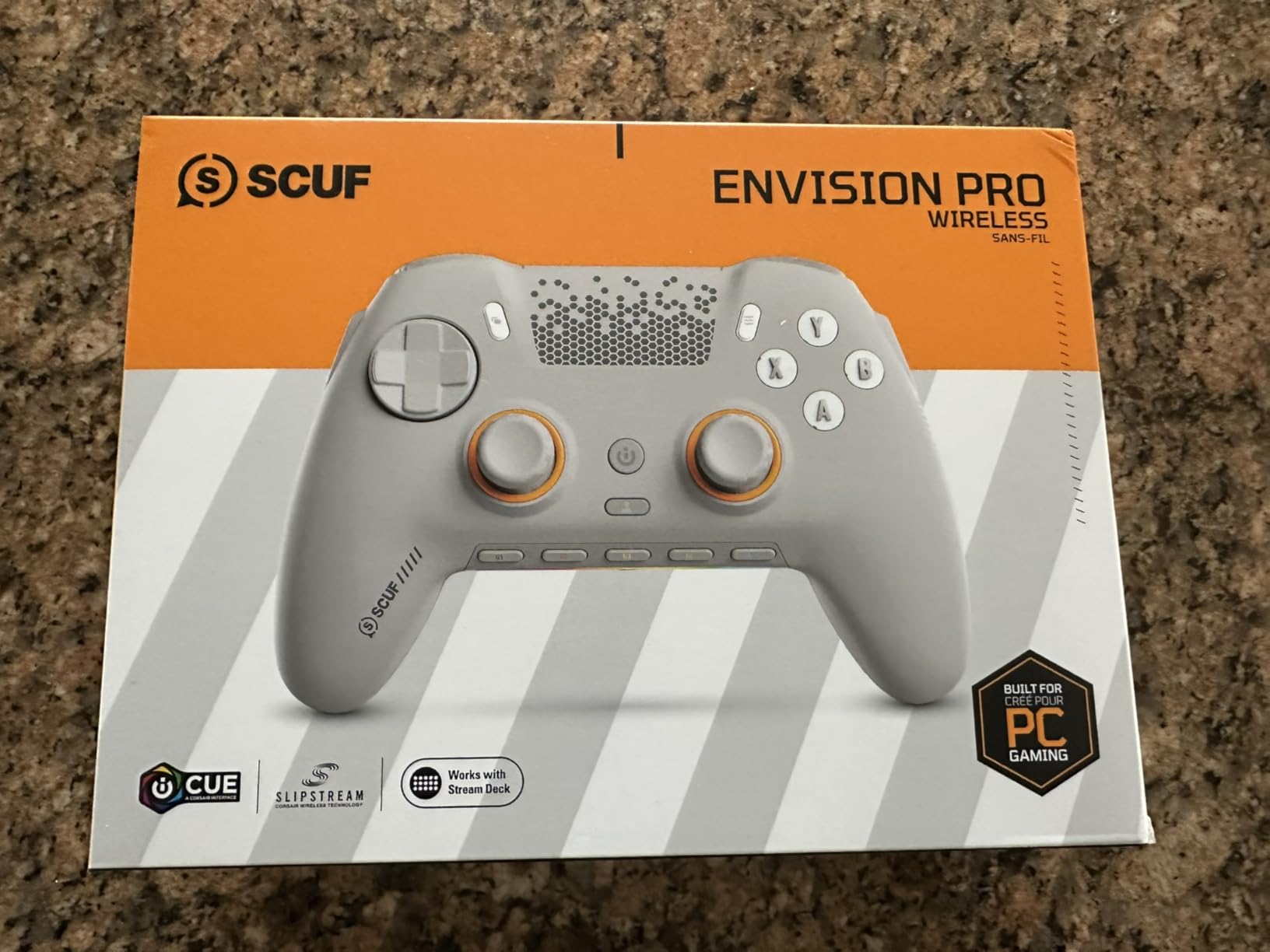 SCUF ENVISION PRO Wireless V2 (2025) PC Only Gaming Controller - Anti-Drift Thumbsticks - Five Remappable G-Keys - Remappable Back Paddles - Instant Triggers - Light Gray customer photo 1