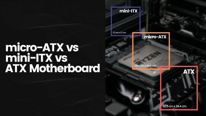 Motherboard Form Factor Comparison: Micro-ATX vs Mini-ITX vs ATX
