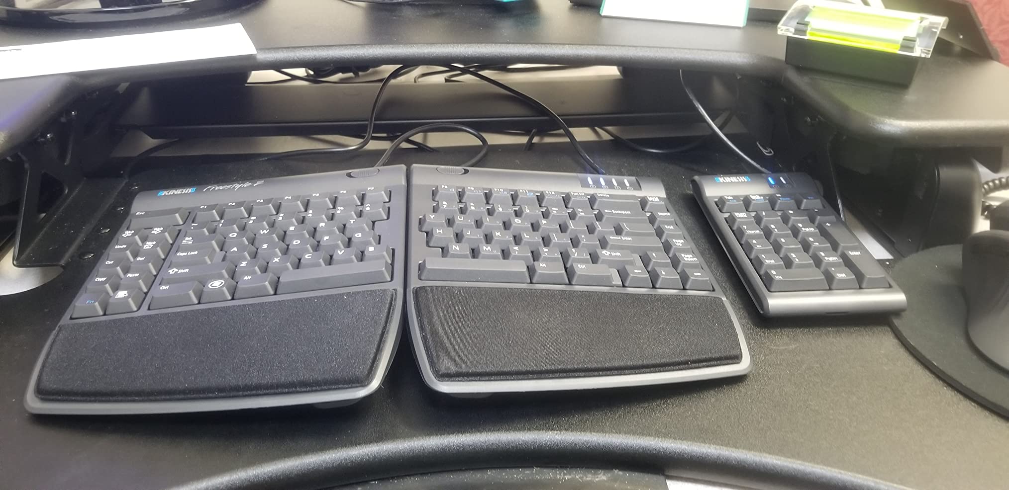 Freestyle2 USB-A Ergonomic Keyboard w/ VIP3 Lifters for PC (9