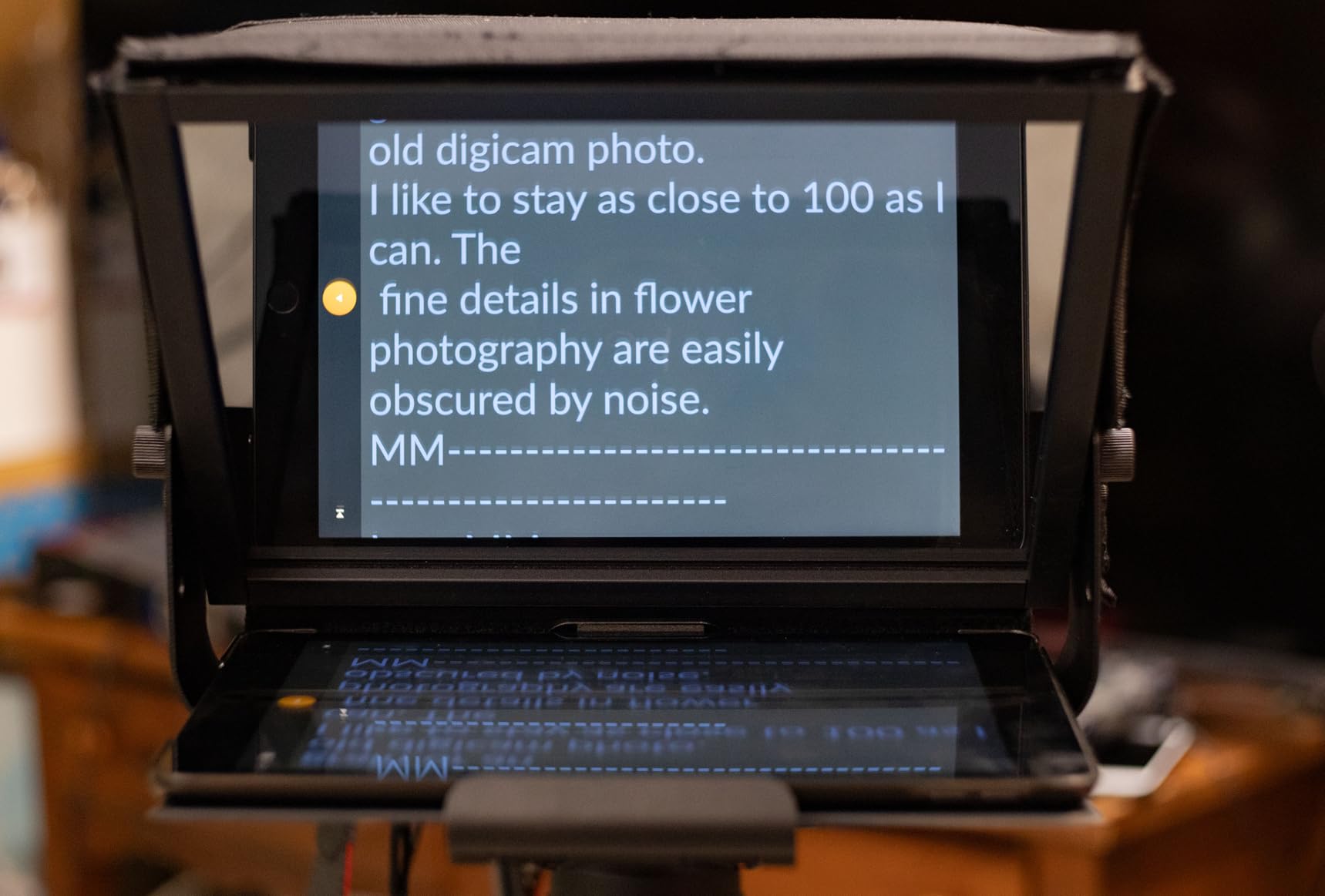 Glide Gear TMP 100 Teleprompter - DSLR, Tablet, Smartphone - 12