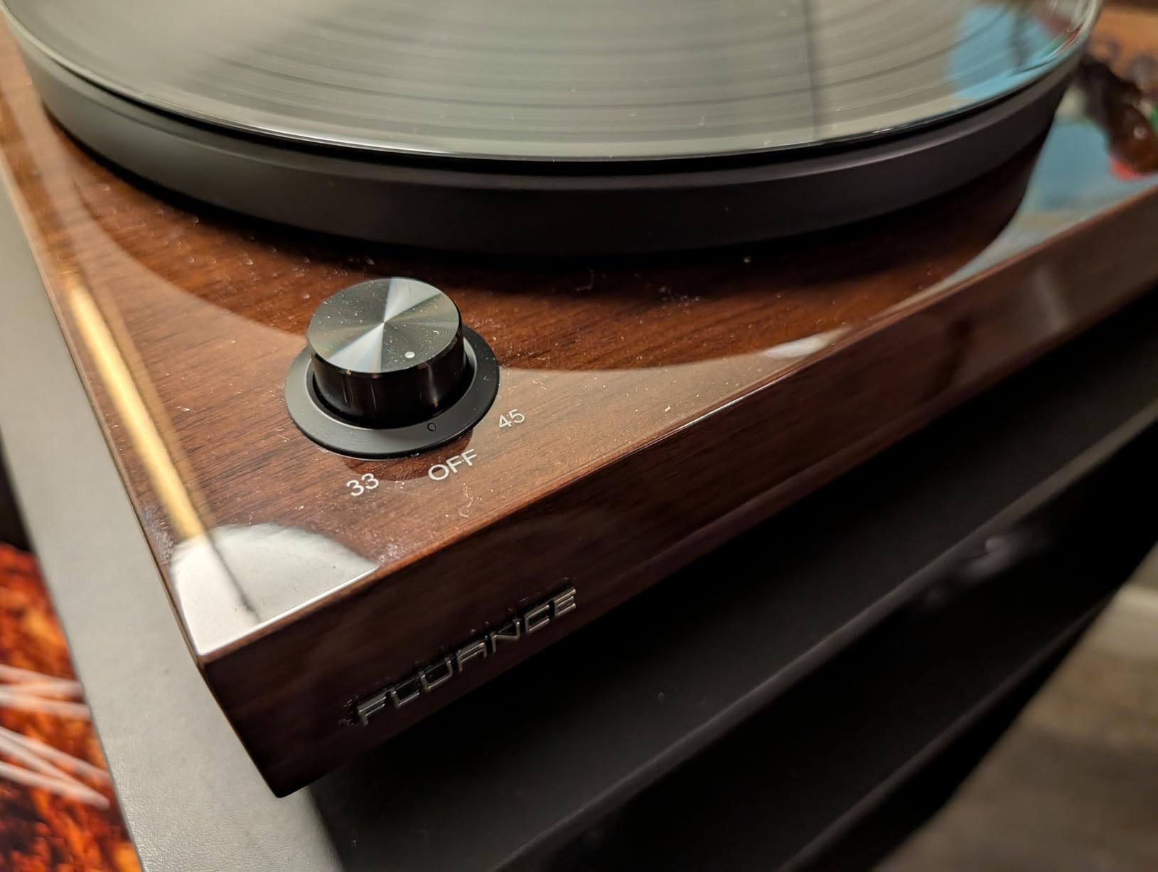 Fluance RT81 Elite High Fidelity Vinyl Turntable Record Player with Audio Technica AT95E Cartridge, Belt Drive, Built-in Preamp, Adjustable Counterweight, High Mass MDF Wood Plinth - Walnut customer photo 1