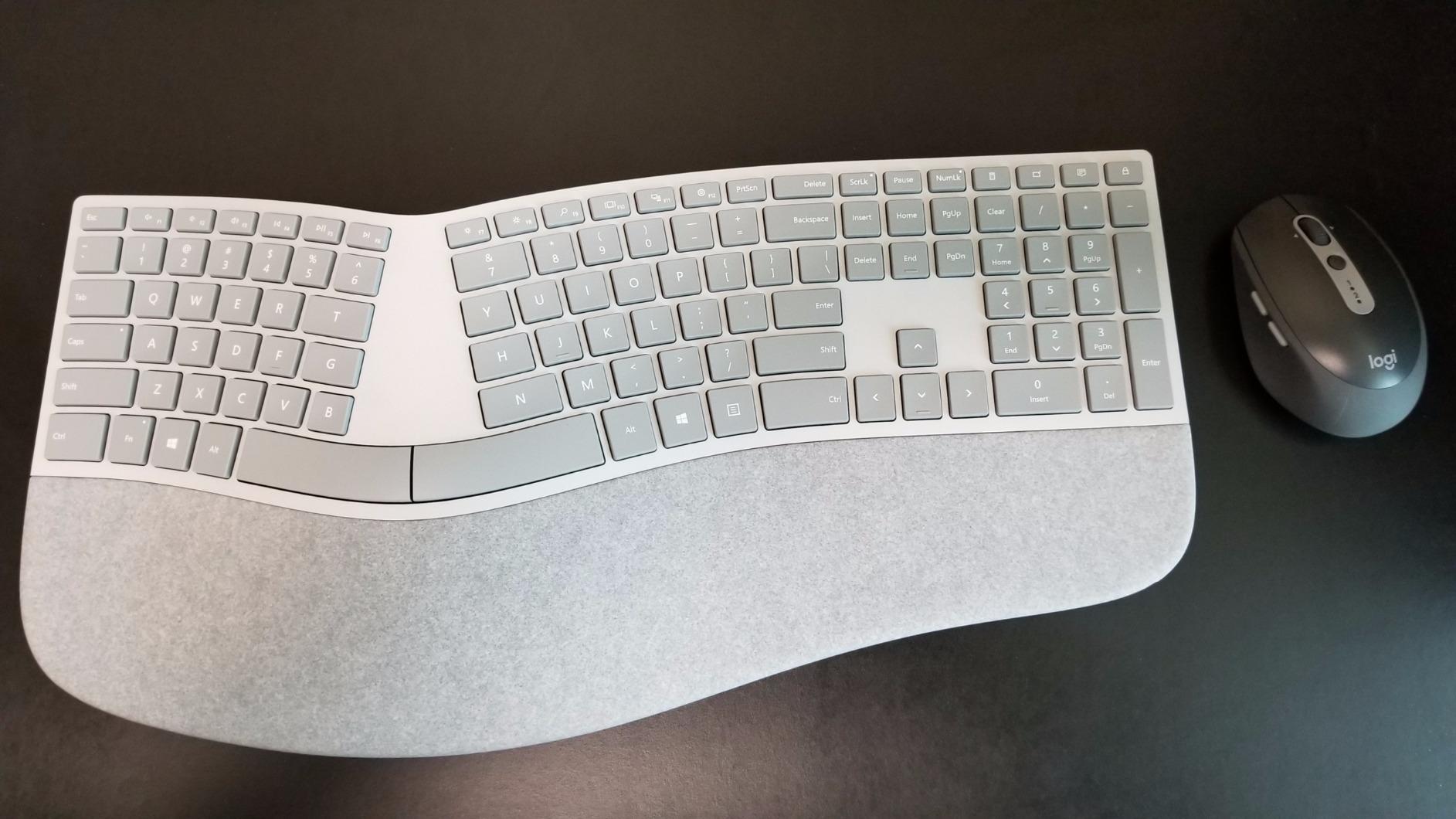 3RA-00022 Surface Ergonomic Wireless Keyboard, Gray customer photo 1