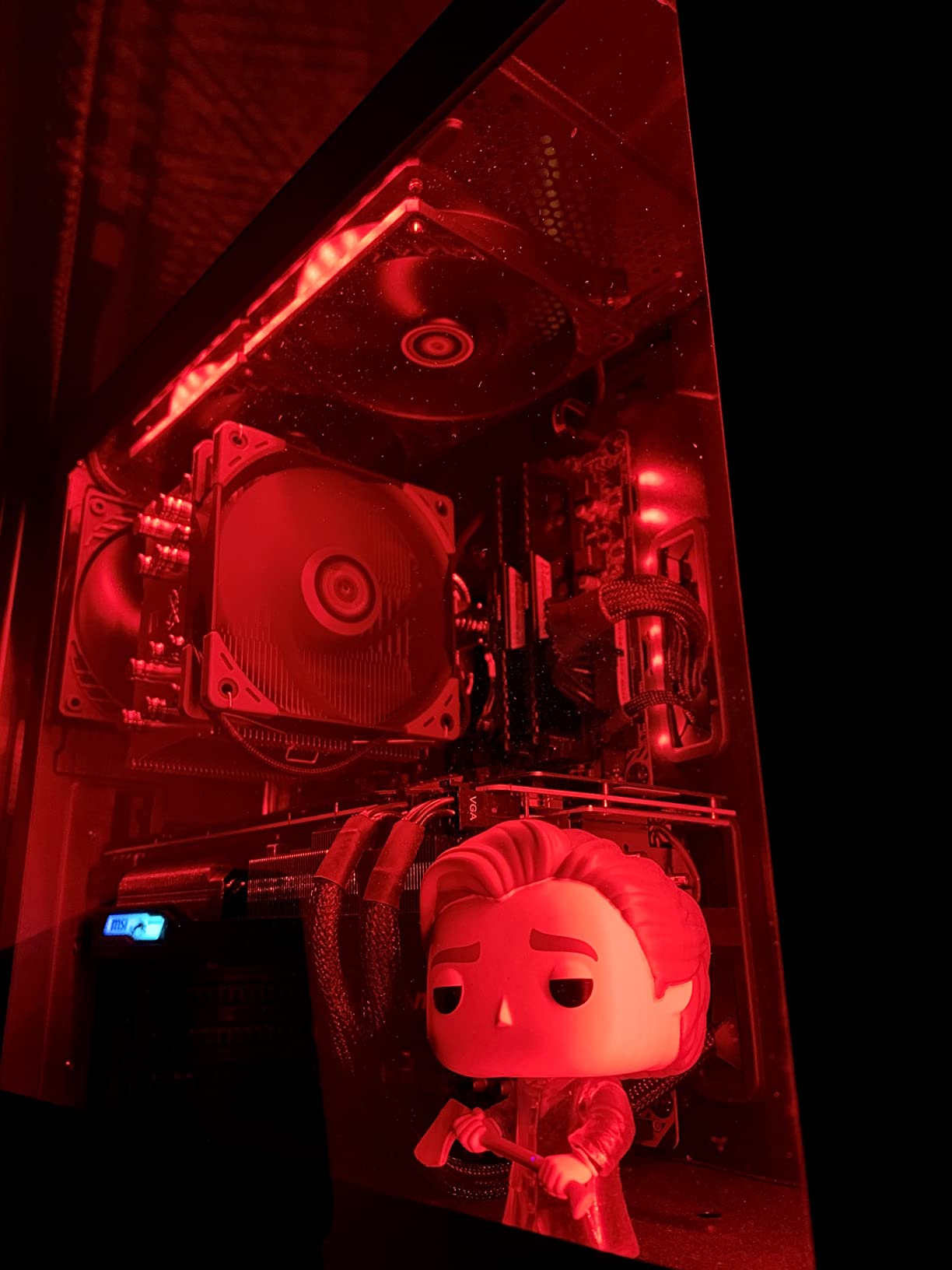 ARCTIC P12 PWM PST CO - PC Fan, 120mm Fan, PC Case Fan, Pressure-optimised customer photo 1