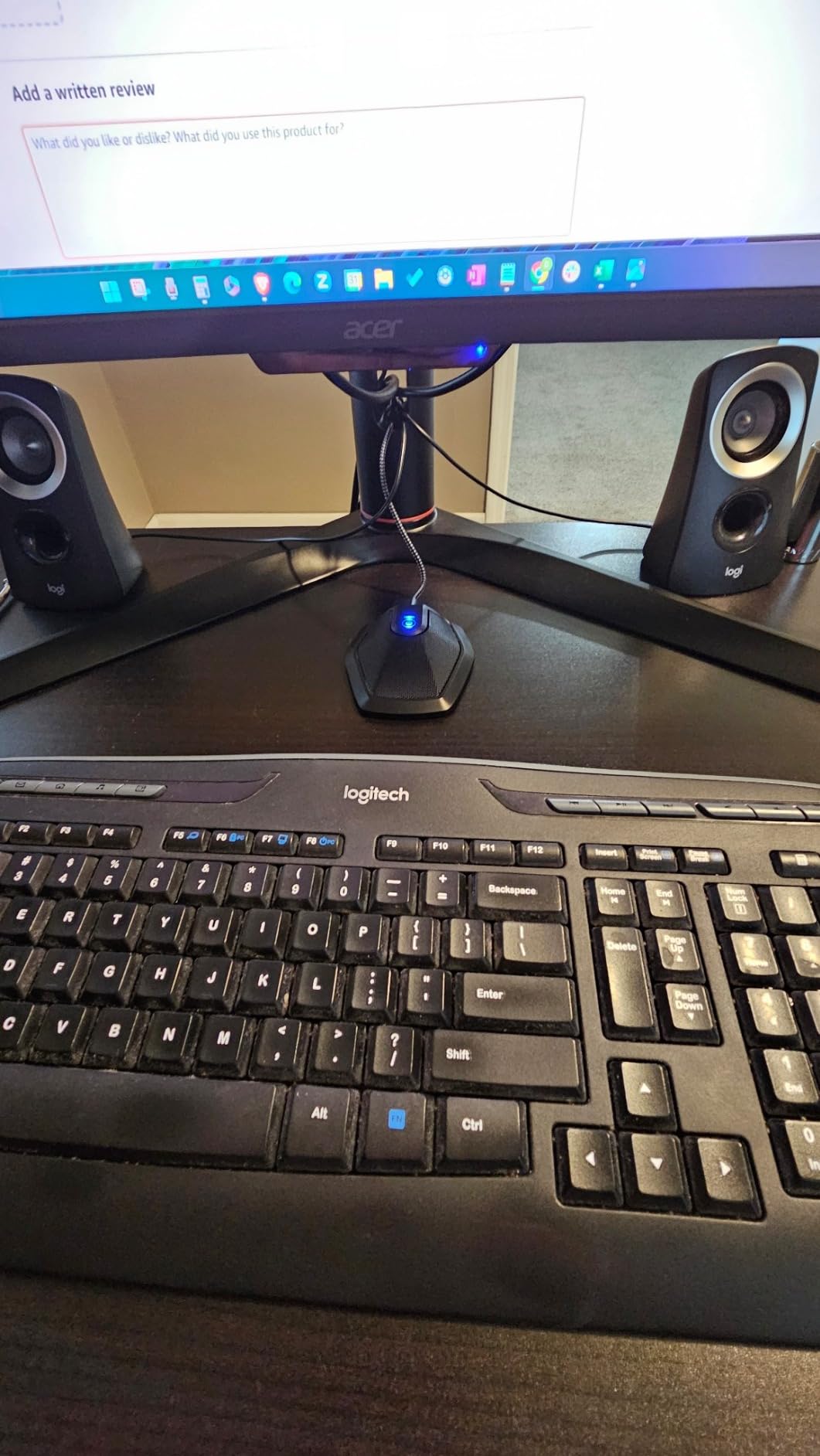 TONOR Conference USB Microphone, Omnidirectional Condenser PC Mic for Video Conference, Recording, Skype, Online Class, Court Reporter, Plug & Play Compatible with Mac OS X Windows PC (G11) customer photo 1