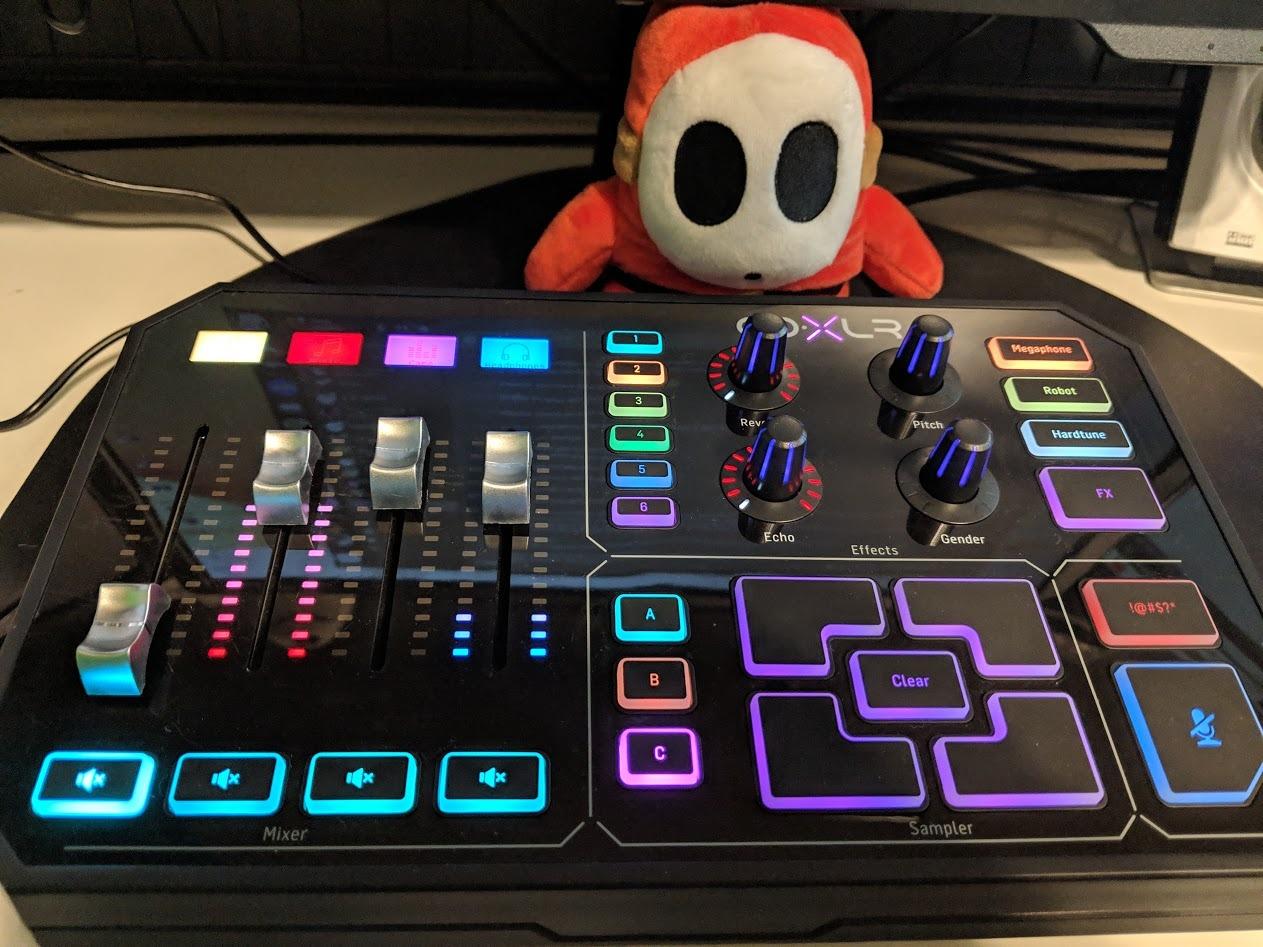 TC-Helicon GoXLR Revolutionary Online Broadcaster Platform with 4-Channel Mixer, Motorized Faders, Sound Board and Vocal Effects, Officially Supported on Windows customer photo 1