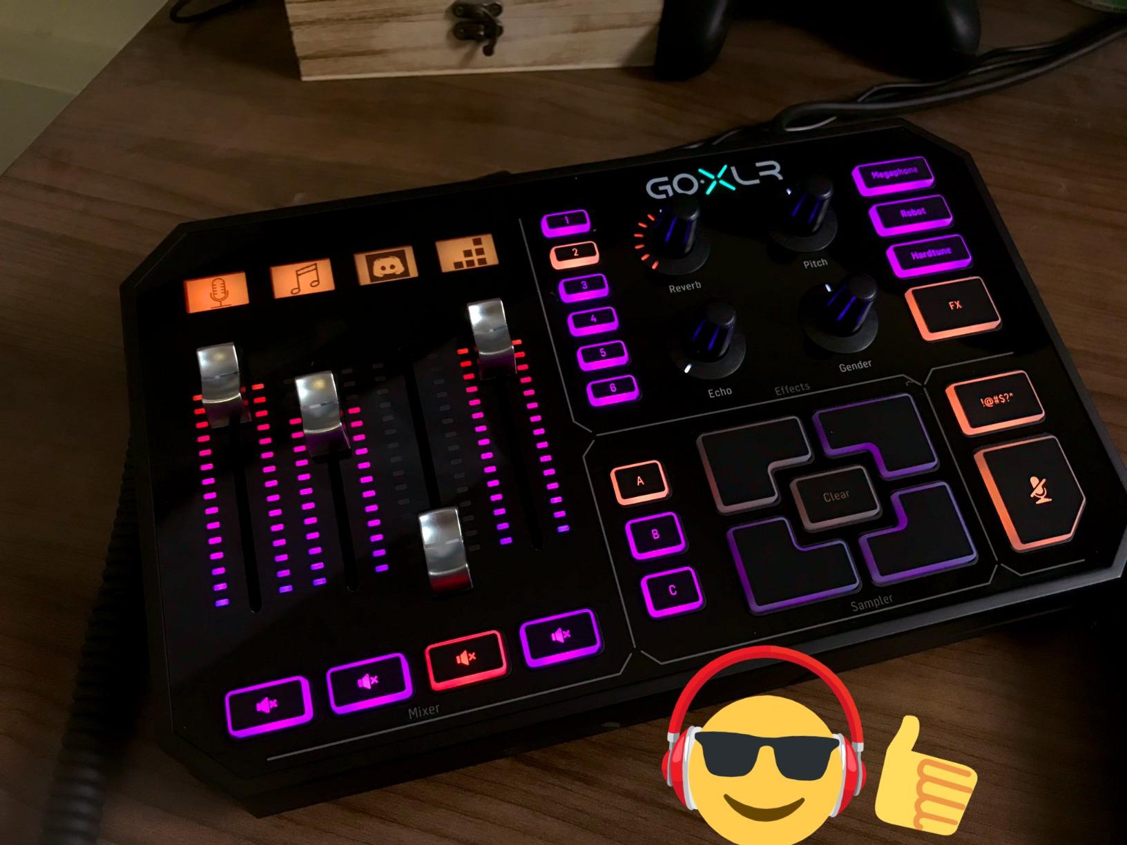 TC-Helicon GoXLR Revolutionary Online Broadcaster Platform with 4-Channel Mixer, Motorized Faders, Sound Board and Vocal Effects, Officially Supported on Windows customer photo 2