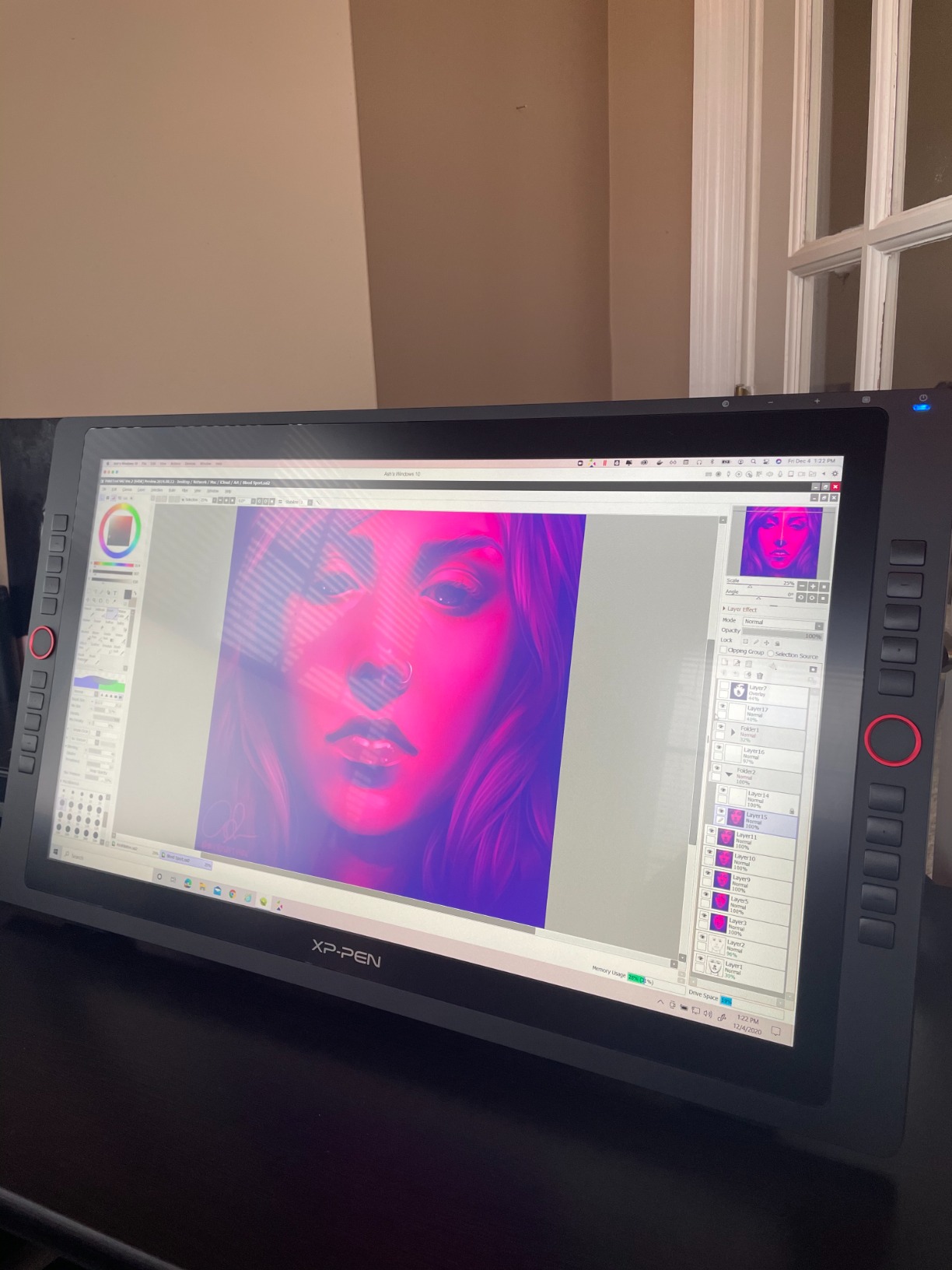 XPPen Artist 15.6 Pro 15.6 inch Drawing Tablet with Screen, Tilt Support, Full-Laminated Red Dial (120% sRGB) Graphics Tablet Drawing Monitor, 8192 Levels Pressure Sensitive & 8 Shortcut Keys customer photo 2