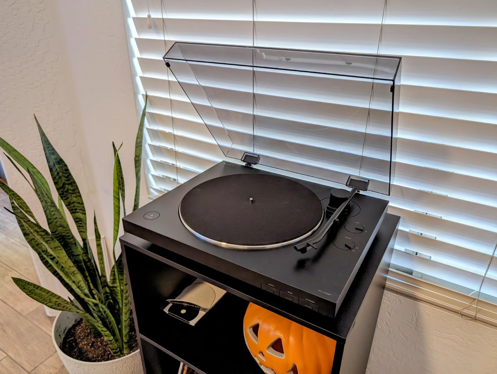Sony PS-LX310BT Belt Drive Turntable: Fully Automatic Wireless Vinyl Record Player with Bluetooth and USB Output Black customer photo 2
