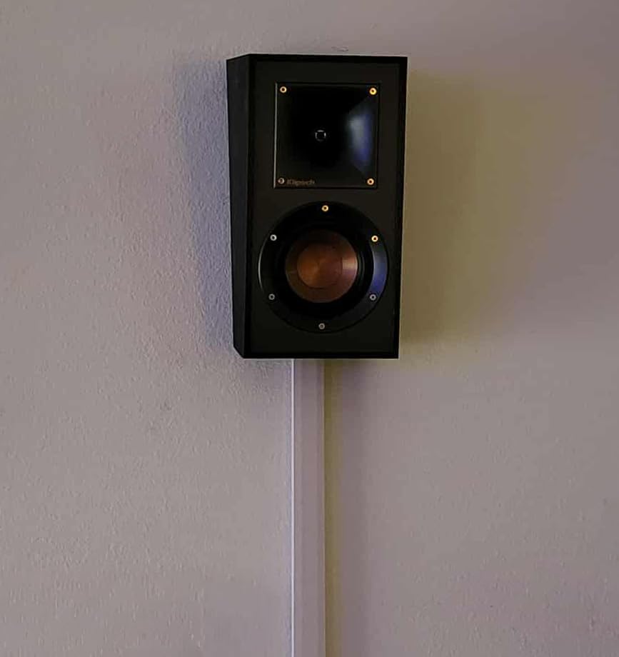 Klipsch Reference R-26FA Floorstanding Speaker, Black, Pair | Includes 2 Floorstanding Speakers, front grilles and top grilles for Dolby Atmos, home theater and immersive audio customer photo 2