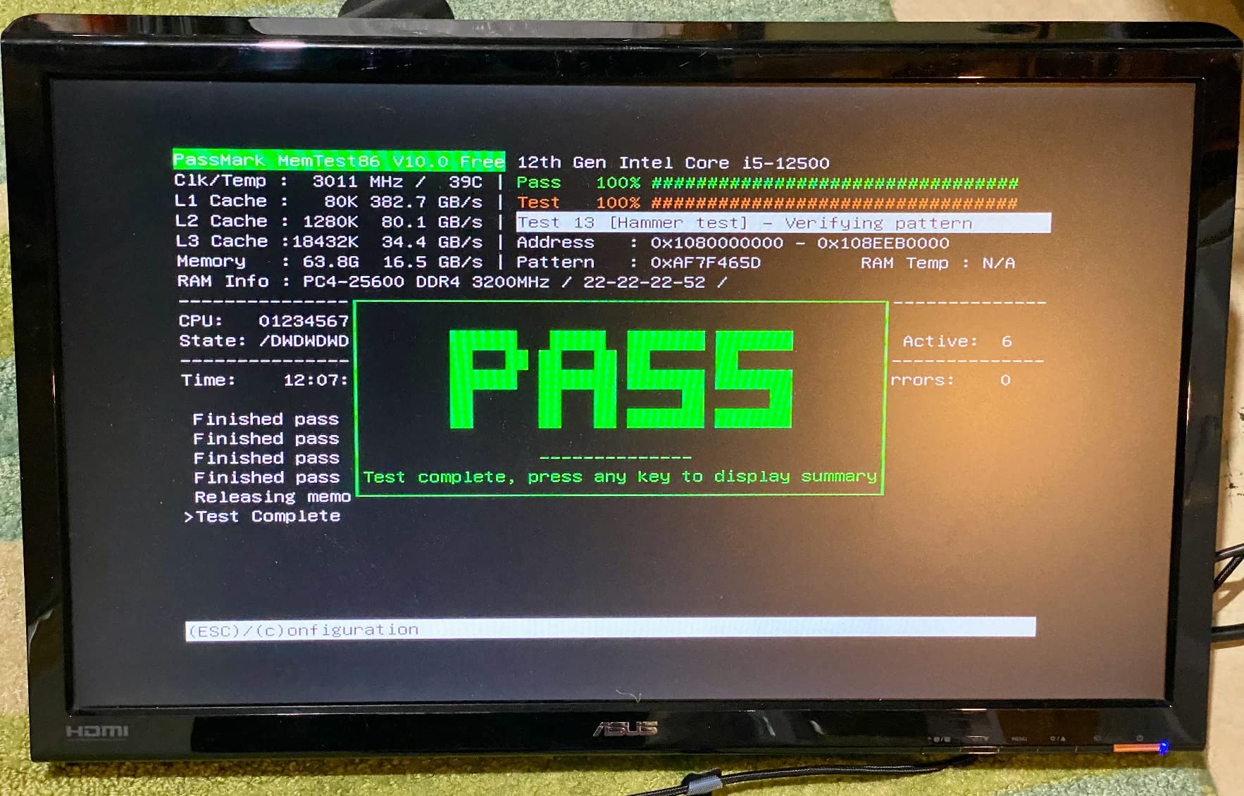 NEMIX RAM 64GB (2X32GB) DDR4 3200MHz PC4-25600 2Rx8 1.2V CL22 288-PIN ECC Unbuffered UDIMM KIT customer photo 1