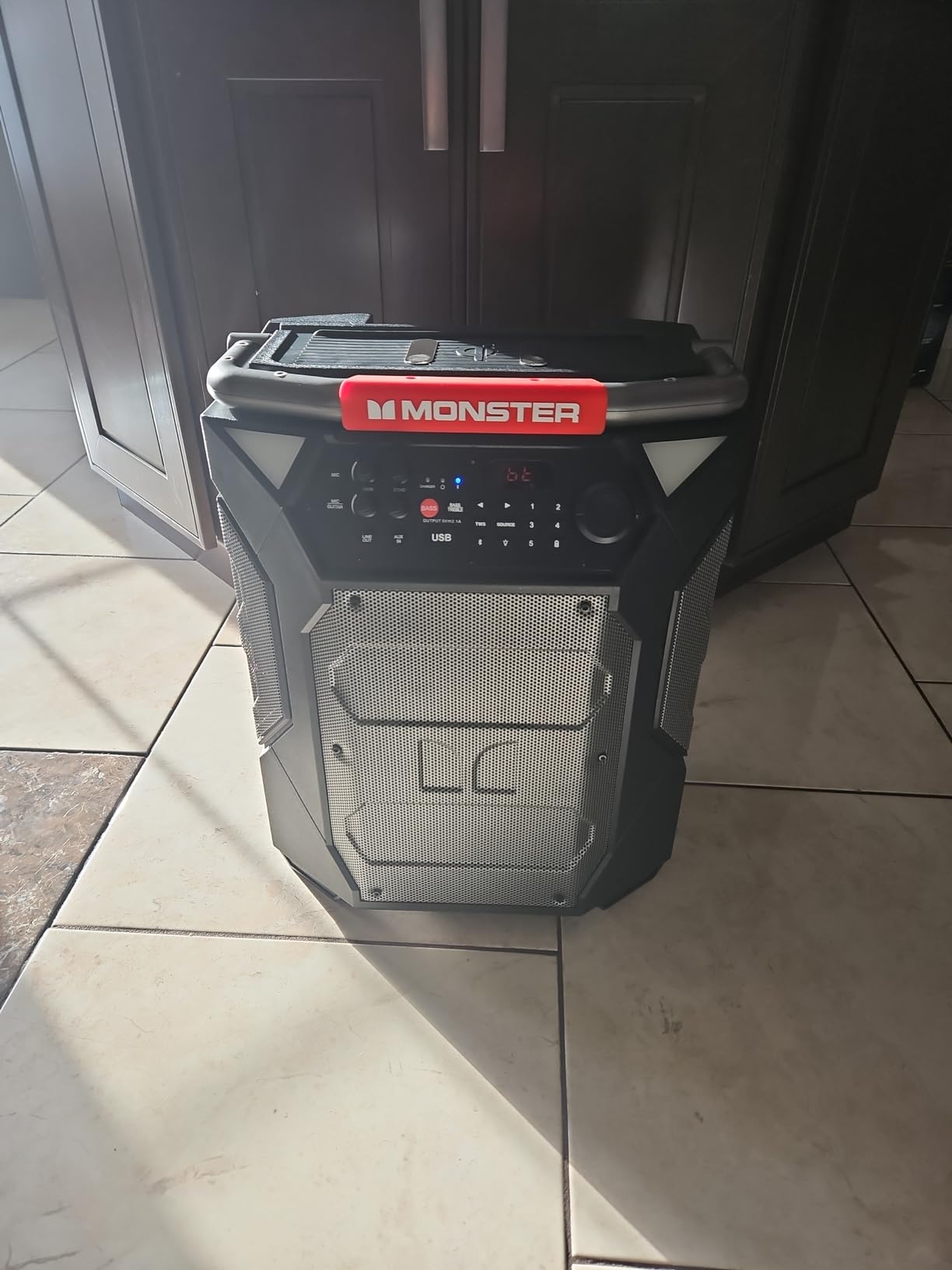 Monster Rockin' Roller 270 Indoor/Outdoor Portable Bluetooth Speaker | up to 200W of 270 Degree Sound & up to 100 Hours of Playtime customer photo 2