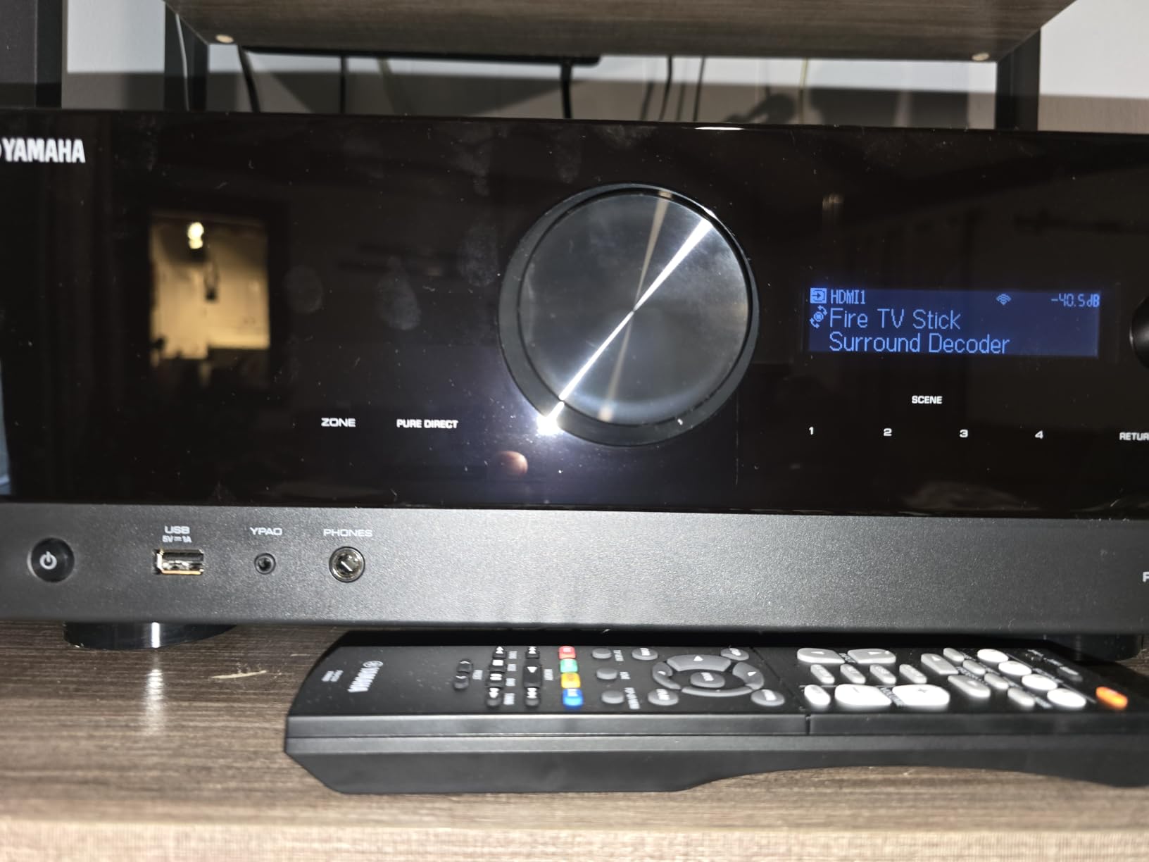 YAMAHA RX-V4A 5.2-Channel AV Receiver with MusicCast | 8K HDMI with MusicCast and YPAO customer photo 1