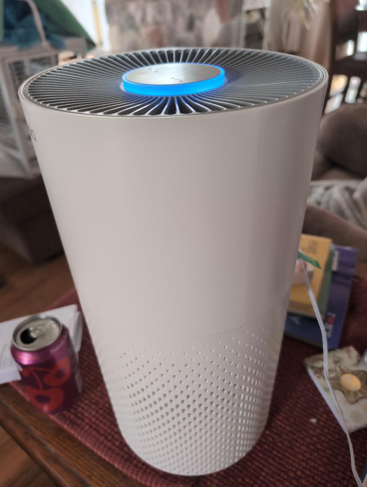 Afloia Air Purifier for Home Bedroom Large Room Up to 1076 Ft², 3-Stage Filter Cleaner Odor Eliminator, Remove Pets Dust Dander Hair Allergy Mold Pollen Smoke Smell, Quiet 22 dB, 7 Colors Night Light customer photo 1