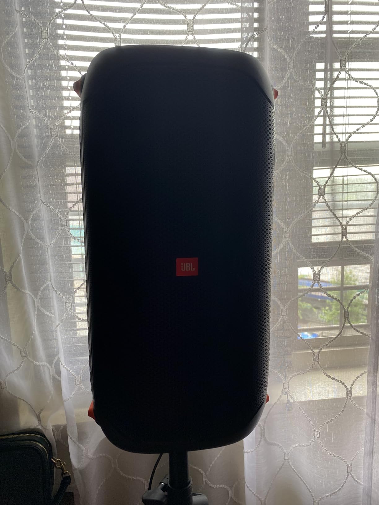 JBL PartyBox 110 - Portable Party Speaker with Built-in Lights, Powerful Sound and deep bass, Black | Powerful JBL Original Pro Sound, Dynamic light show that syncs to the beat, 12 hours of playtime, IPX4 splashproof customer photo 2